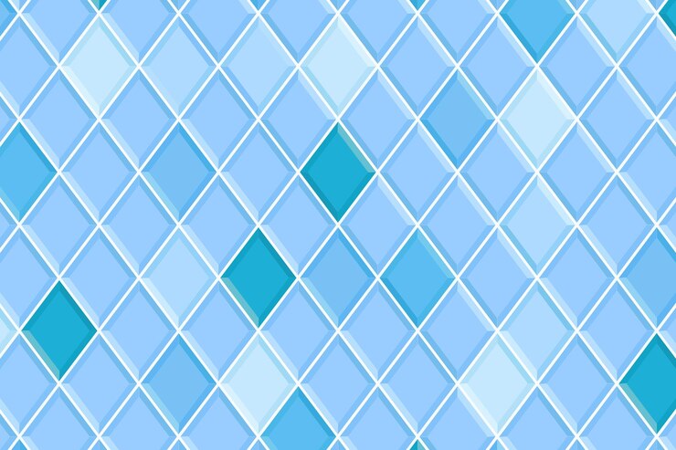 Vector 青い菱形のタイルの背景 バスルームまたはトイレのセラミック壁または床 キッチン backsplash パターン