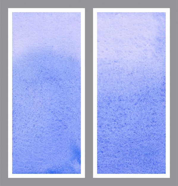 Blue rollup banner watercolor background