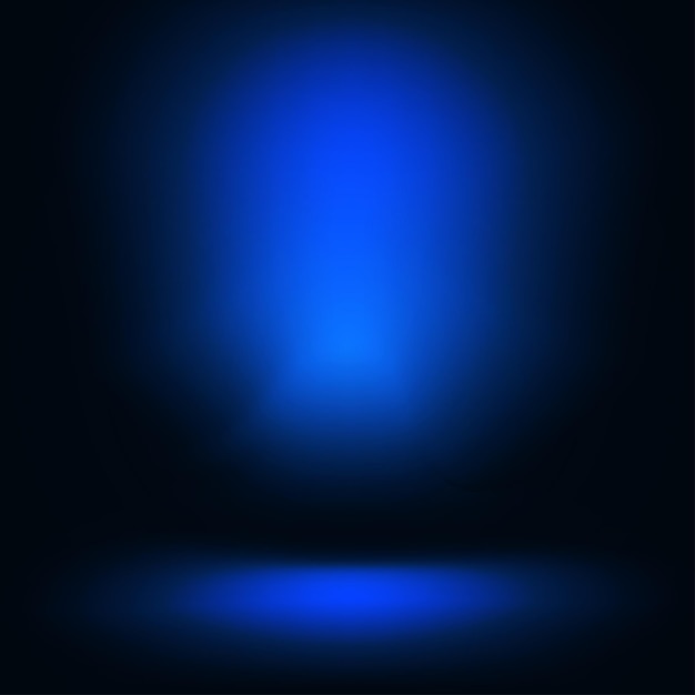 Blue room in the 3d Abstract Background