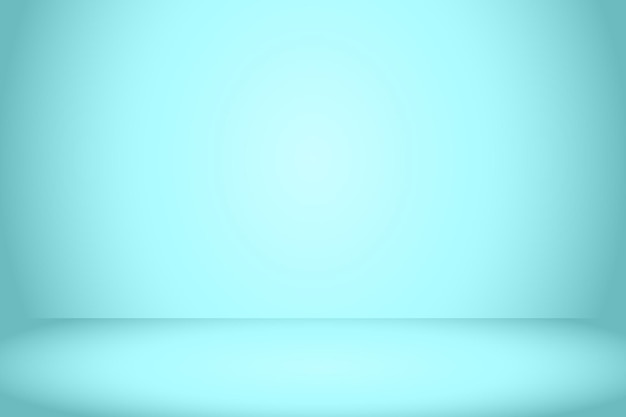 A blue room with a light blue background