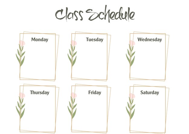 Blue school theme class schedule, kleuren, clip, clipart, illustratie, grafisch