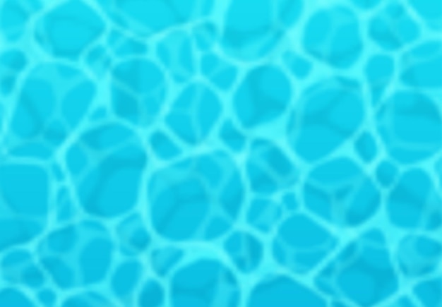 青い海面の背景と海の現実的な景色.液体水のベクトル質感.ベクトルイラスト