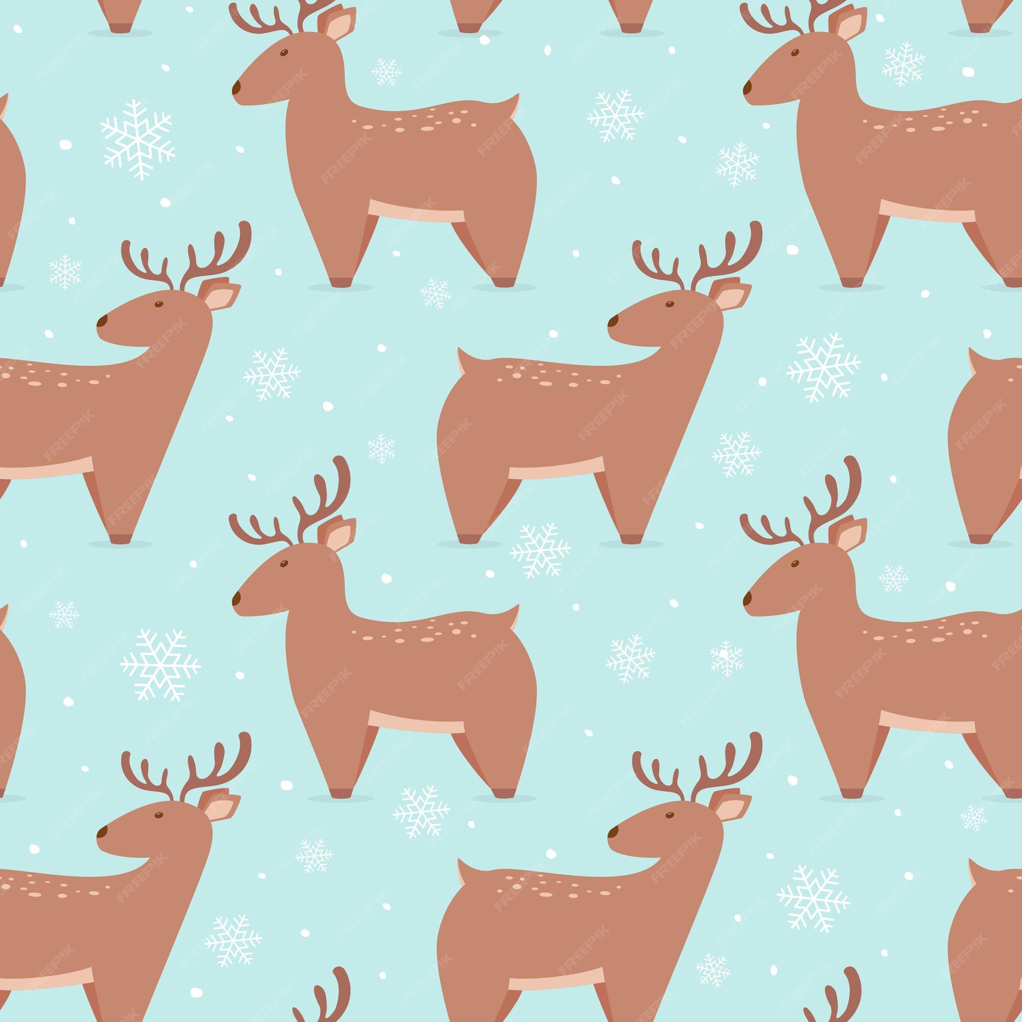 Các mẫu đáng yêu về Rudolph cho mùa giáng sinh Background cute reindeer wallpaper Cập nhật không gia