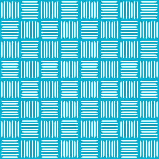 Blue seamless pattern with white group of lines Carpet design seamless pattern