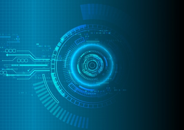 blue shade technology background
