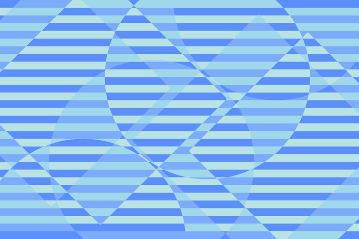  Premium Vector | Blue shape artsy template background