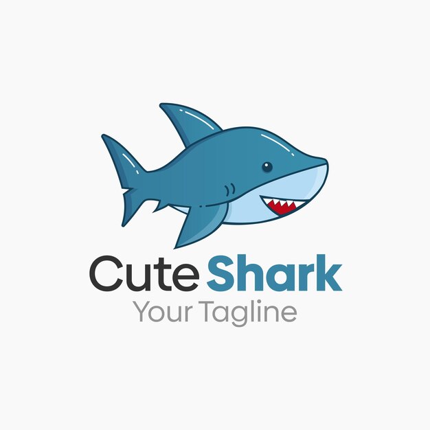 a blue shark with a shark on the top