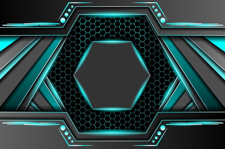 Blue Shine Modern Abstract Background