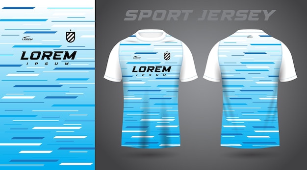 blue shirt sport jersey design