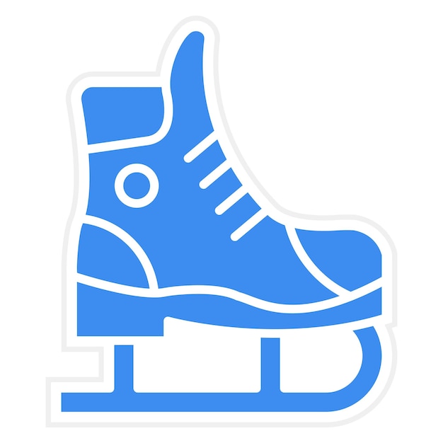 Vector a blue shoe with a thumb up on it