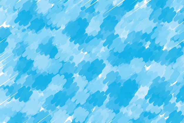 Vector blue sketch abstract background premium design