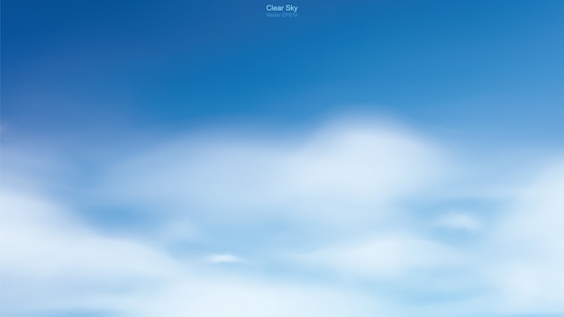 Blue sky background with white clouds. Abstract sky for natural background.