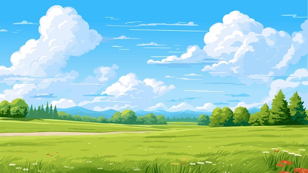 Blue sky clouds sunny day Background design Vector