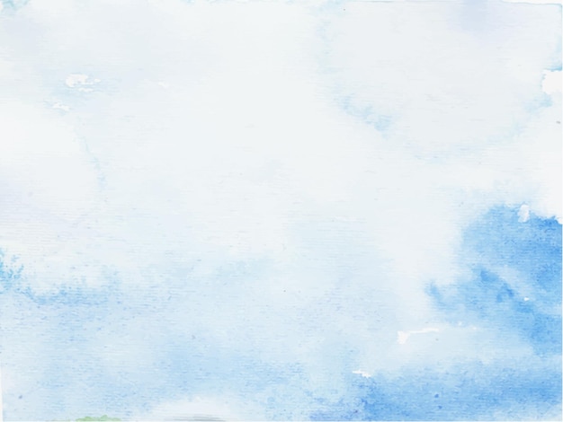 Premium Vector | Blue sky watercolor background. abstract painted ...