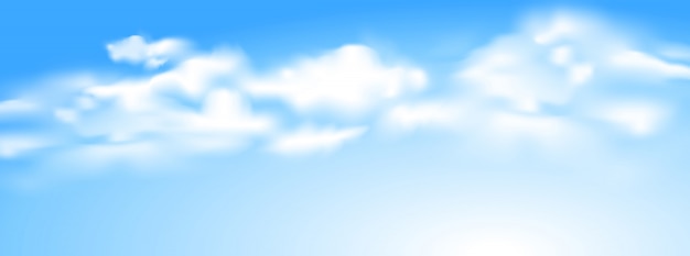 Blue sky with cloud background