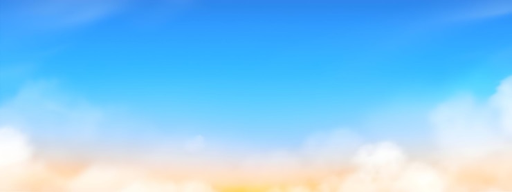 Vector 雲の青い空
