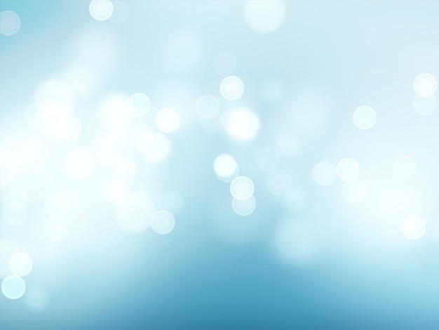 Вектор Голубое небо с объективом вспышки и боке.