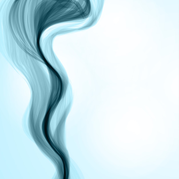 Blue smoke background Abstract llustration