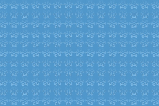 Blue snowflake pattern background