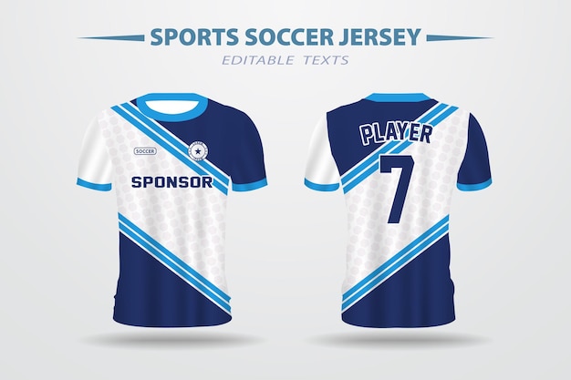 Soccer Football Jersey Design Graphic by Vector Graph · Creative