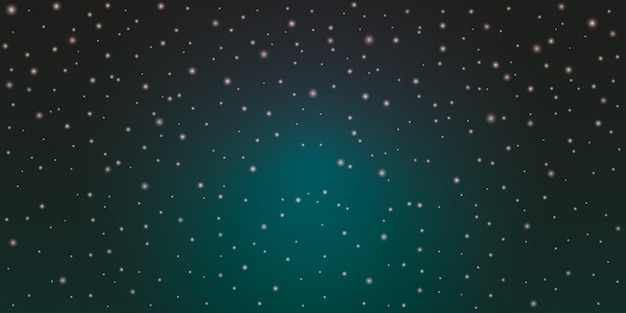 Blue space background with stars, cosmos, night shining starry sky.