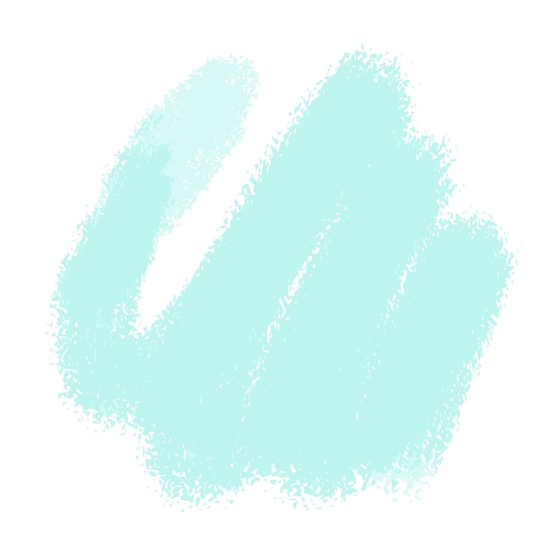 A blue spot of paint without a background Vector brushstroke