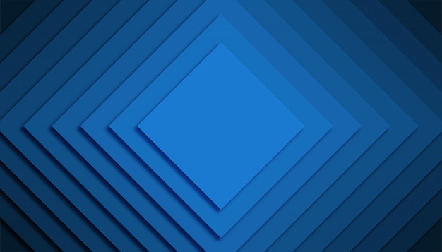 Vector blue square geometric background