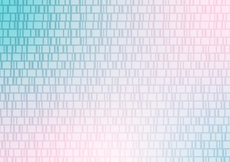 Vector blue square gradient geometric pattern banner presentation background