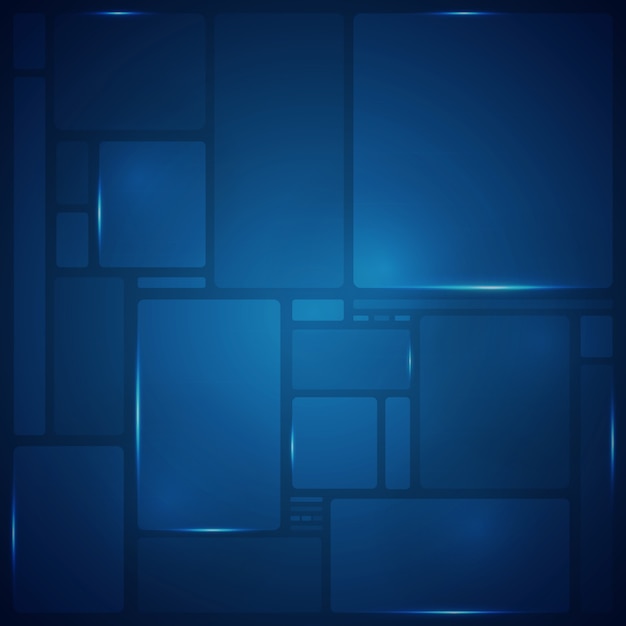 blue square pattern geometric futuristic background