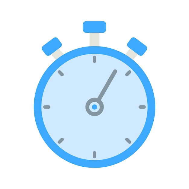 Blue Stopwatch Icon