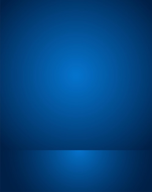 blue studio background abstract empty room with soft light for product