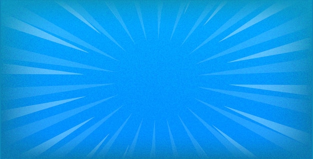 Blue sunburst grainy vintage background vector