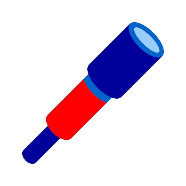 blue Telescope vector illustrator