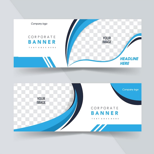 Blue Theme Corporate Banner Templates