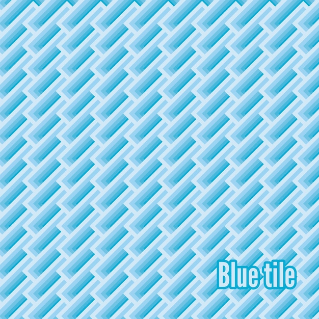 Vector blue tile