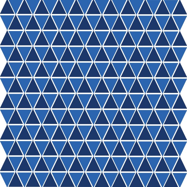blue triangle patter