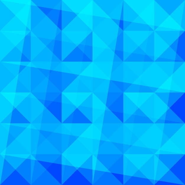青い三角形パターン