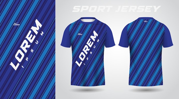 blue tshirt sport jersey design