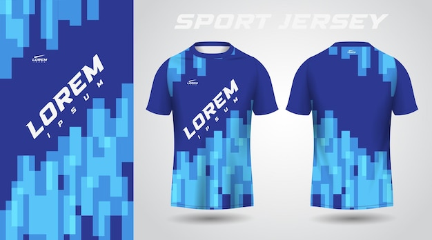 blue tshirt sport jersey design