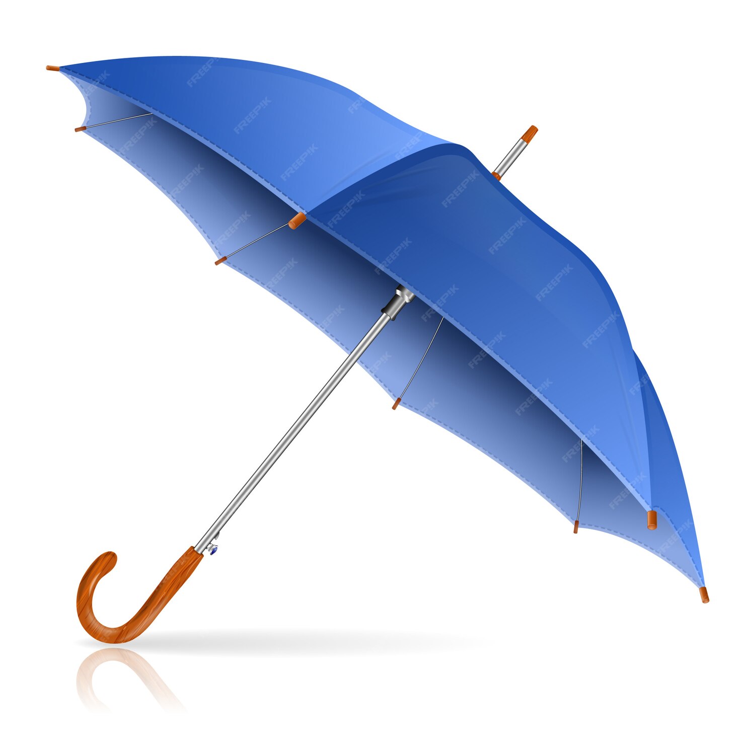 Premium Vector | Blue umbrella
