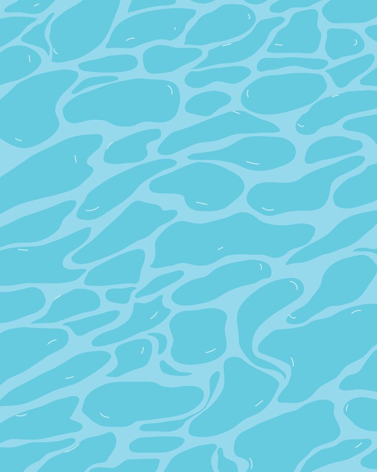 Vector blue water background with a blue background and the word water on it.