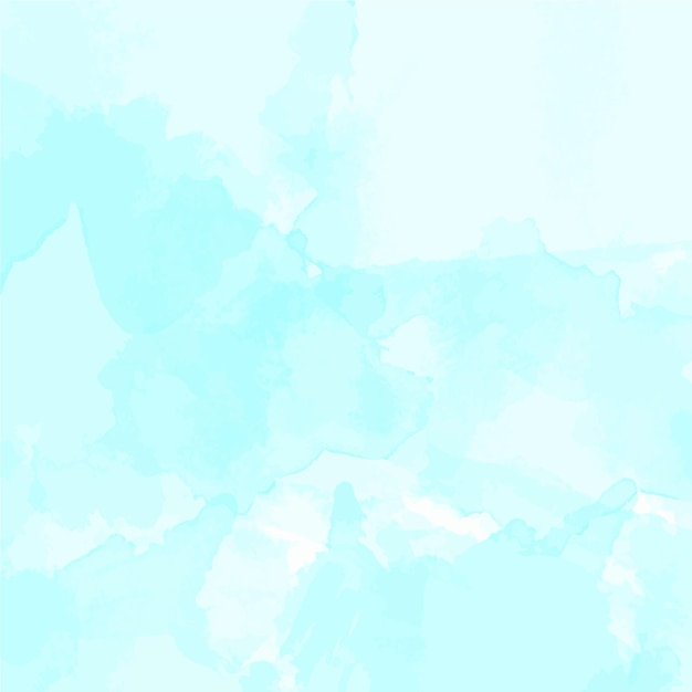 Blue Water Color Abstract Background