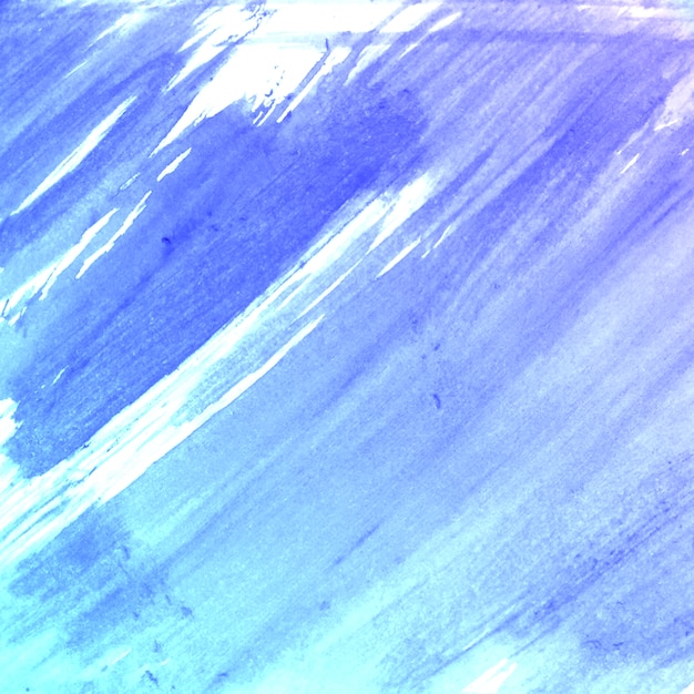 Blue water color brush made texture background