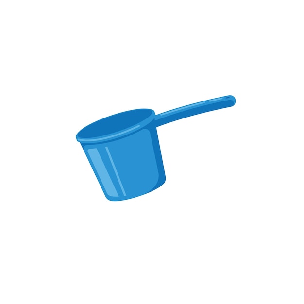 Modello di progettazione dell'illustrazione di vettore dell'icona del fumetto del bilanciere dell'acqua blu