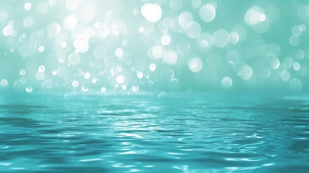 Vettore l'acqua blu dell'oceano è un riflesso del sole sull'acqua