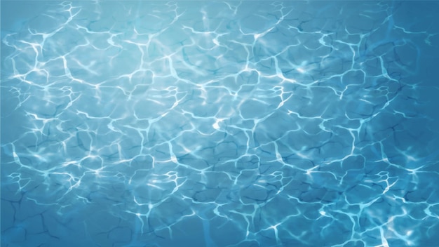 Vector blue water surface background