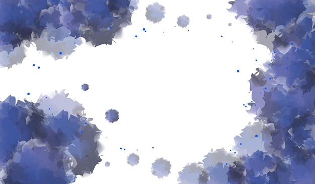 ベクトル 青い水彩の抽象的な背景ベクトルデザイン
