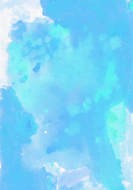 Blue watercolor background vector