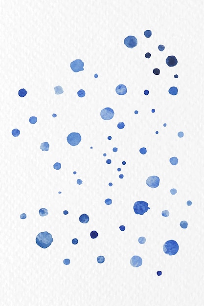 Vector blue watercolor blobs vector