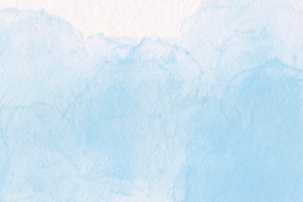 Vector blue watercolor wall background